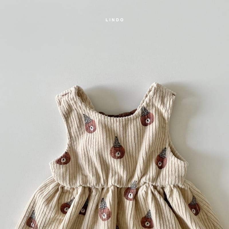 LINDO - Korean Children Fashion - #Kfashion4kids - Paris Bear One-piece - 6