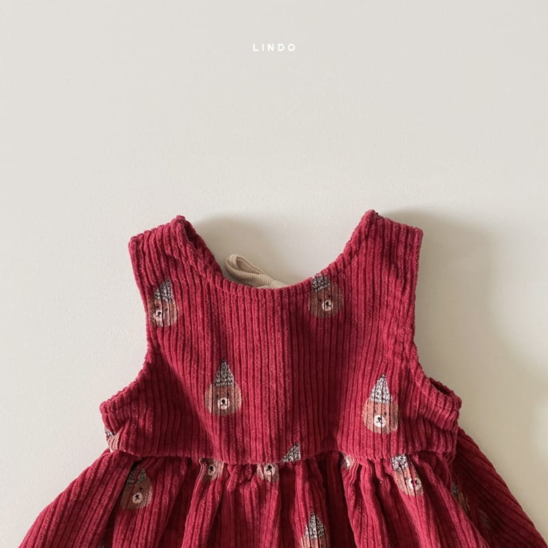 LINDO - Korean Children Fashion - #Kfashion4kids - Paris Bear One-piece - 7