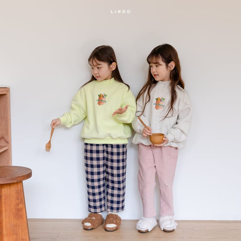 LINDO - Korean Children Fashion - #Kfashion4kids - Mor Check Bonding Pants - 9