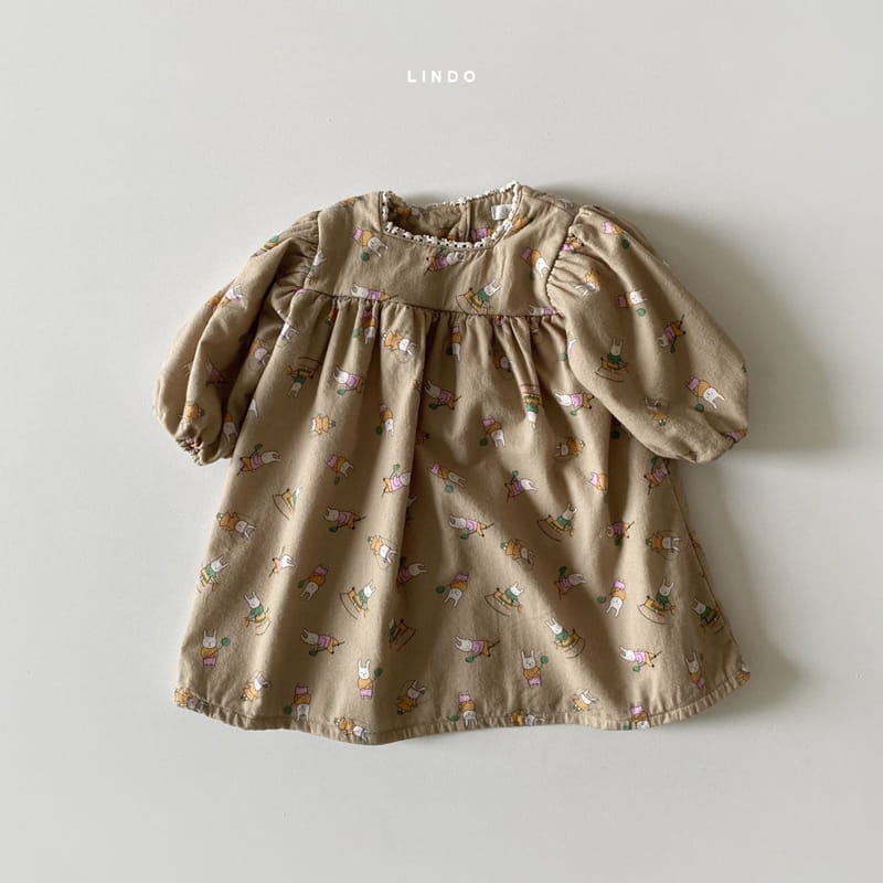 LINDO - Korean Children Fashion - #Kfashion4kids - Tutu Square One-piece - 3