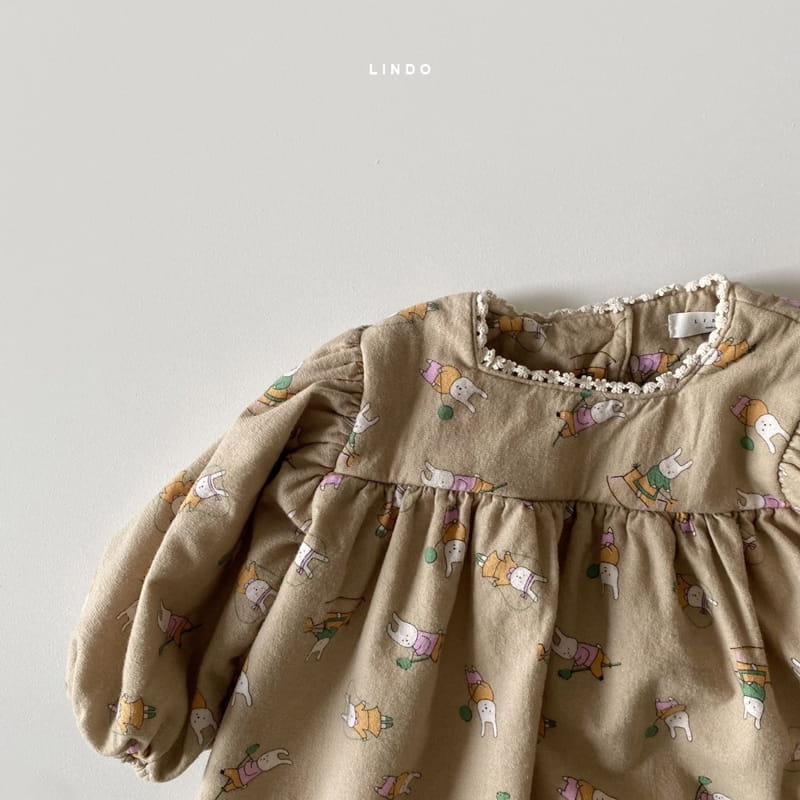 LINDO - Korean Children Fashion - #Kfashion4kids - Tutu Square One-piece - 5