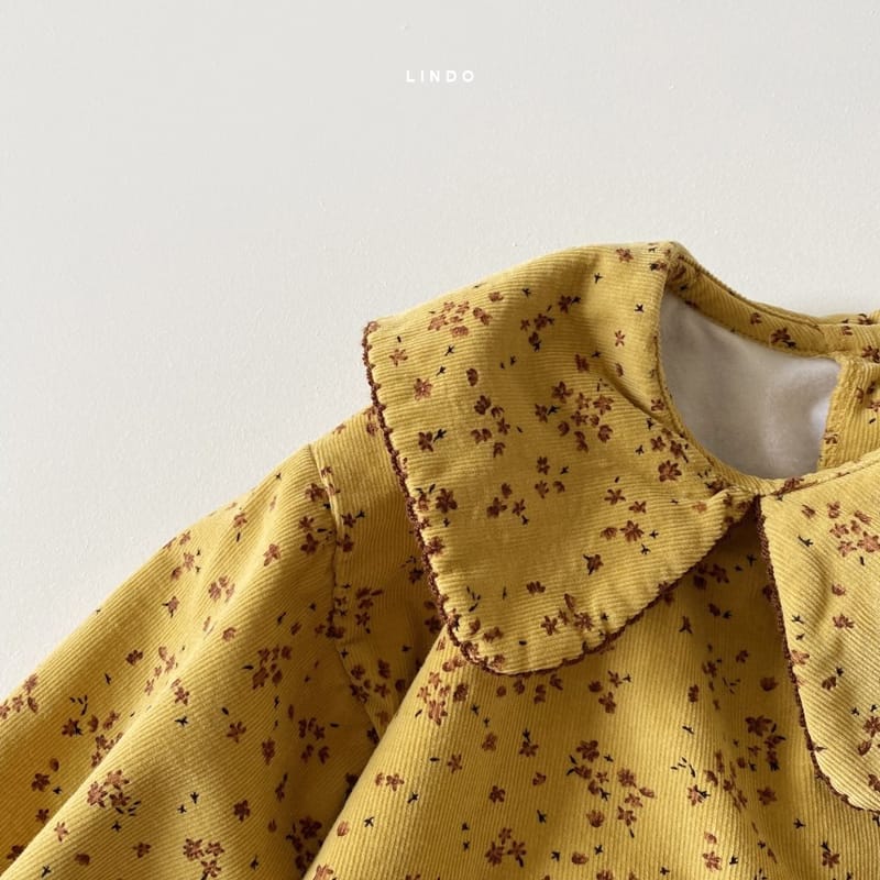 LINDO - Korean Children Fashion - #Kfashion4kids - Picot Collar One-piece - 8