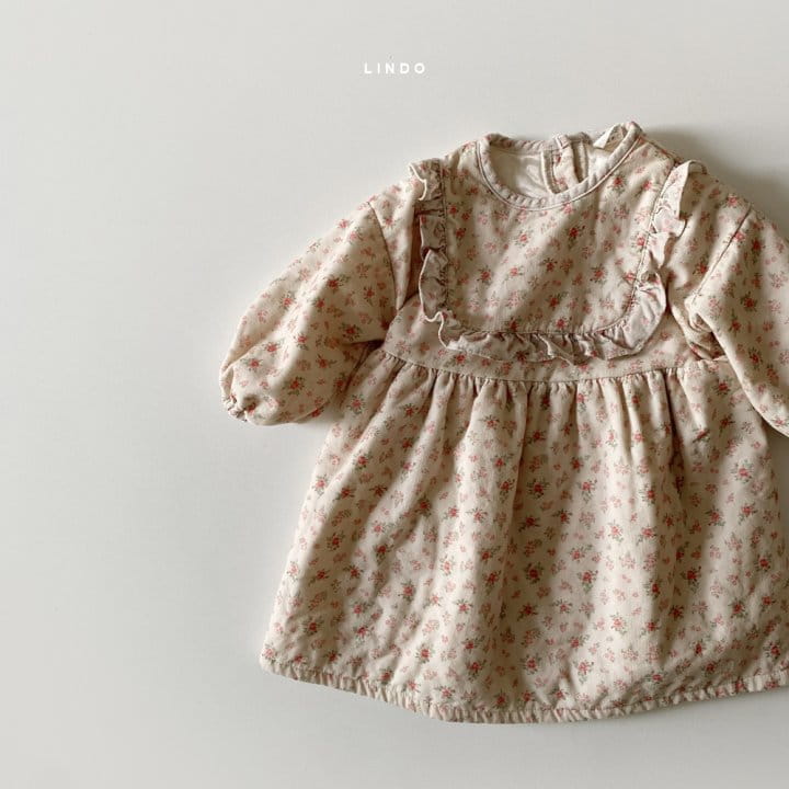LINDO - Korean Children Fashion - #Kfashion4kids - Vintage Rose One-piece - 2