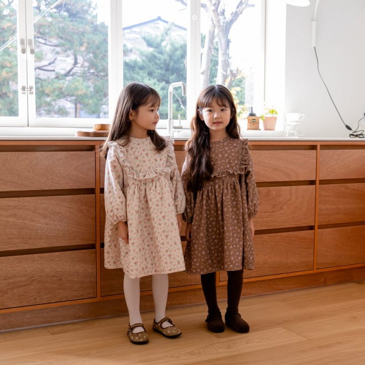 LINDO - Korean Children Fashion - #Kfashion4kids - Vintage Rose One-piece - 8
