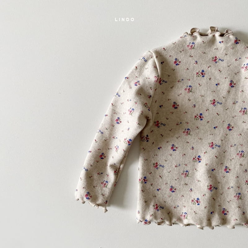 LINDO - Korean Children Fashion - #Kfashion4kids - Flower Day Turtleneck Tee - 5