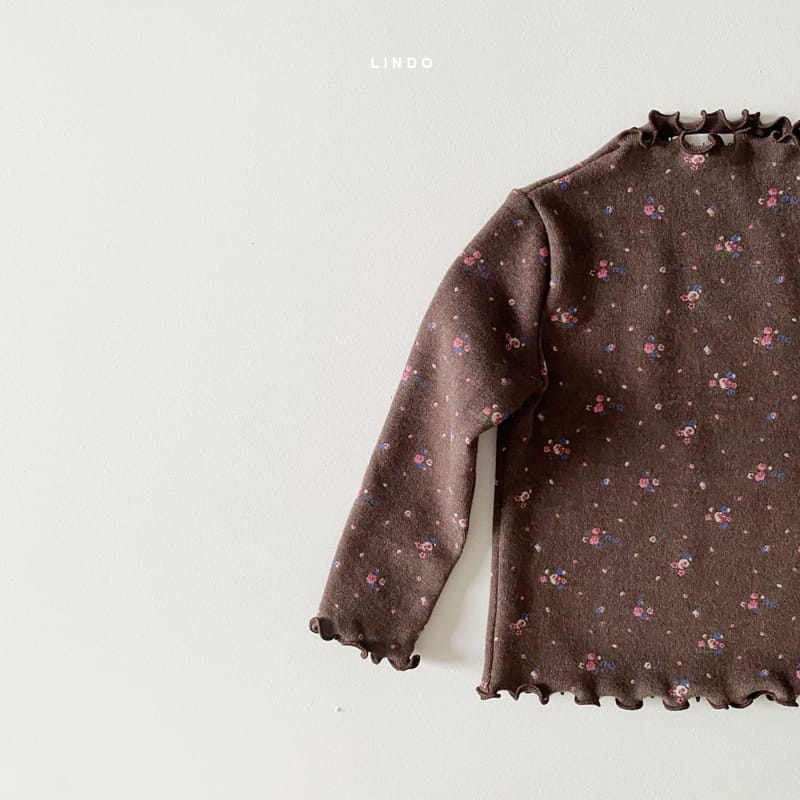 LINDO - Korean Children Fashion - #Kfashion4kids - Flower Day Turtleneck Tee - 6