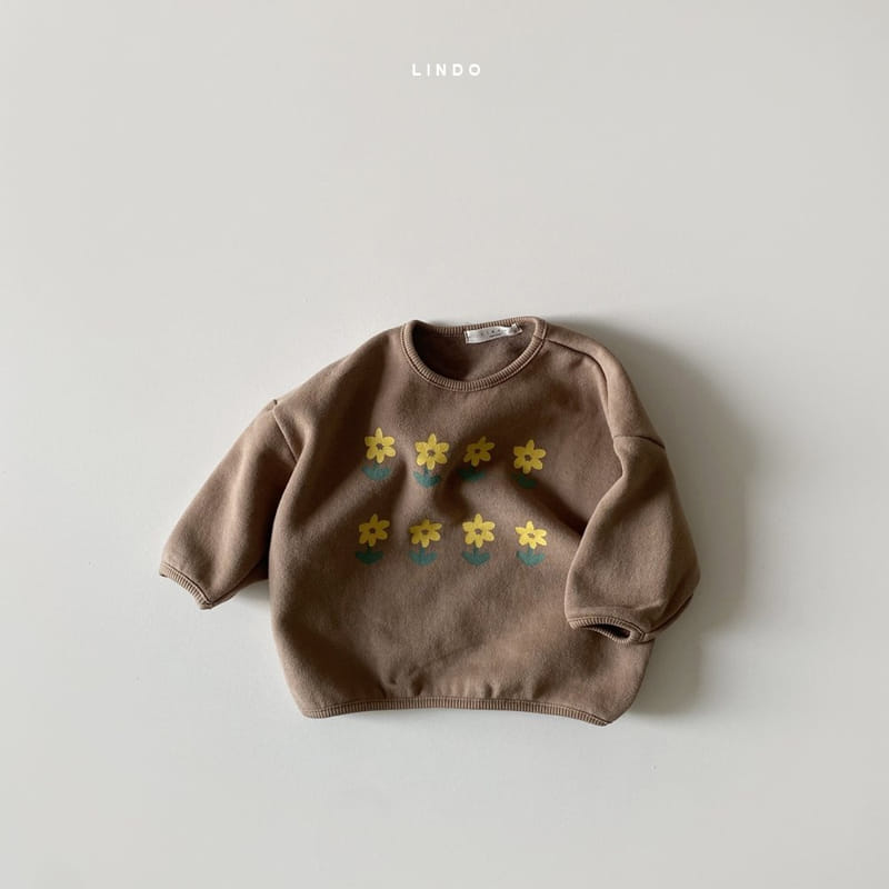 LINDO - Korean Children Fashion - #Kfashion4kids - Flower Fleece Tee - 10