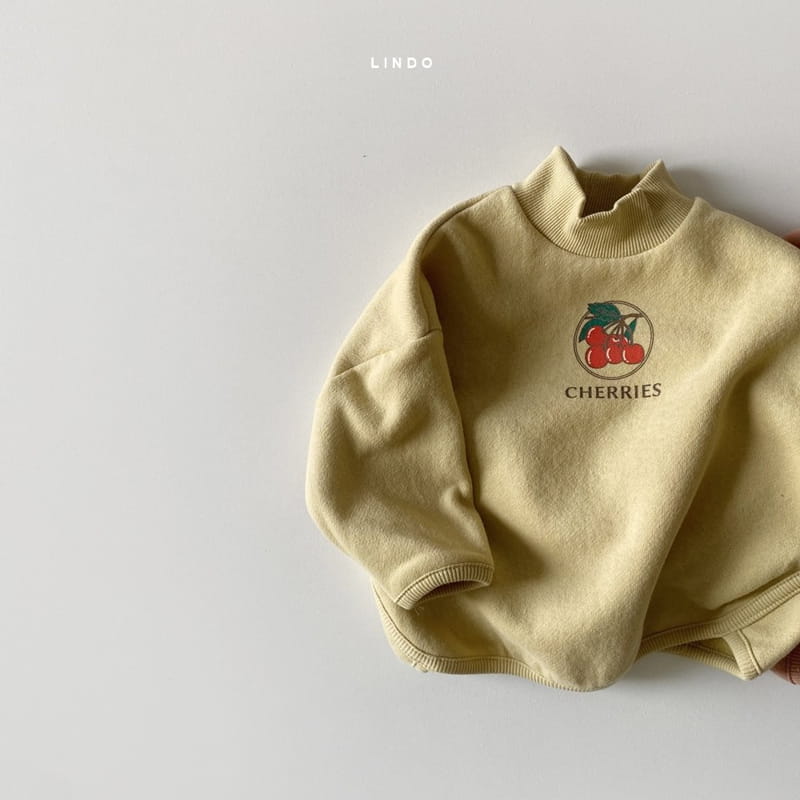 LINDO - Korean Children Fashion - #Kfashion4kids - Cherry Fleece Tee - 2
