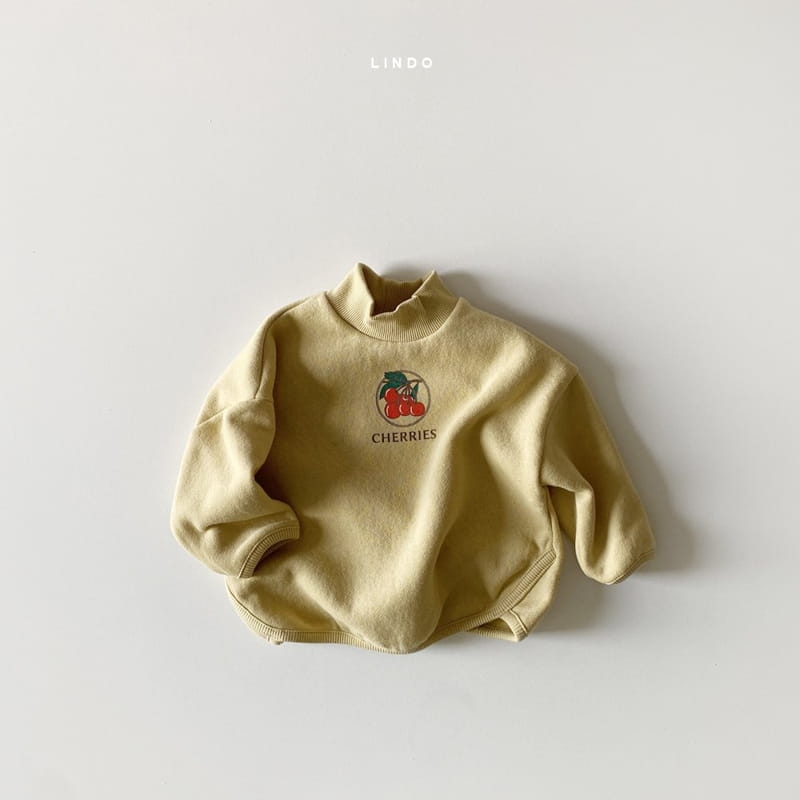 LINDO - Korean Children Fashion - #Kfashion4kids - Cherry Fleece Tee - 3