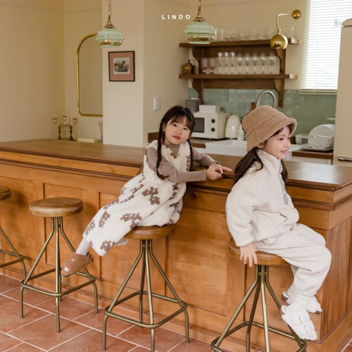 LINDO - Korean Children Fashion - #Kfashion4kids - Flower Ppo One-piece - 2