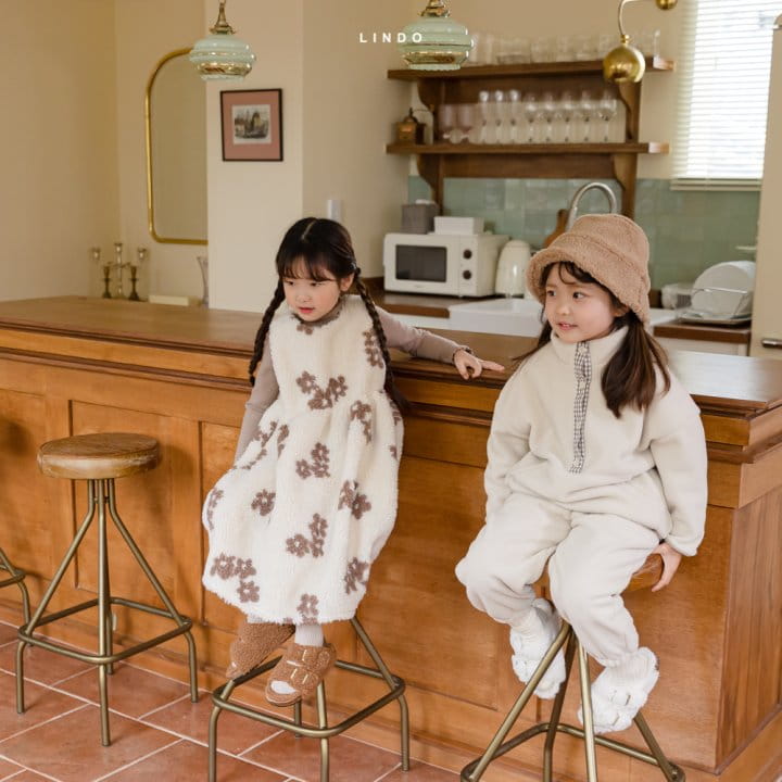 LINDO - Korean Children Fashion - #Kfashion4kids - Flower Ppo One-piece - 3