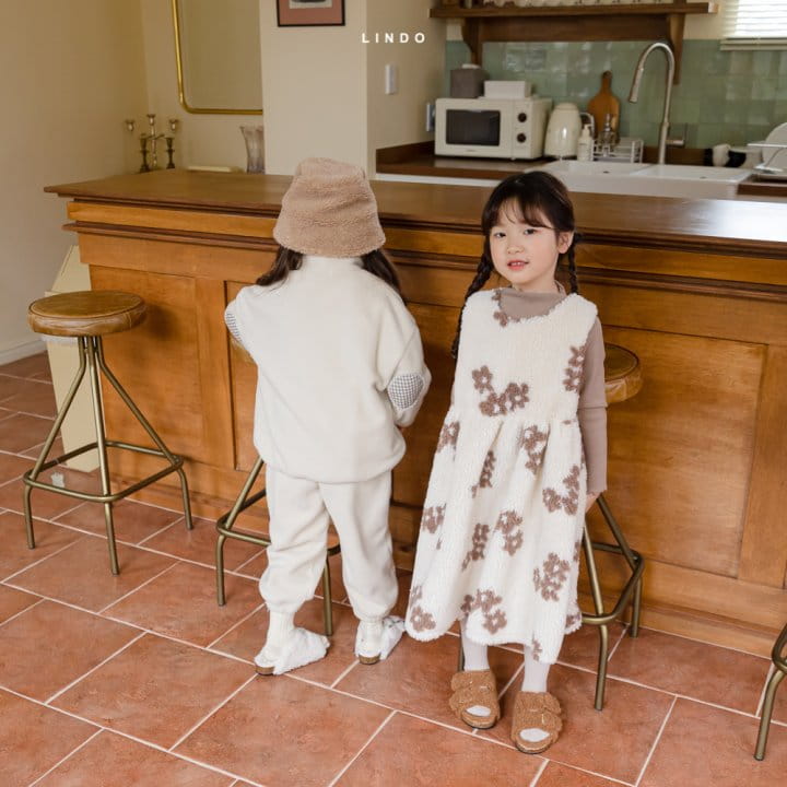 LINDO - Korean Children Fashion - #Kfashion4kids - Flower Ppo One-piece - 6