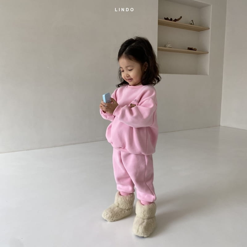 LINDO - Korean Children Fashion - #Kfashion4kids - Frien Bear Top Bottom Set - 6