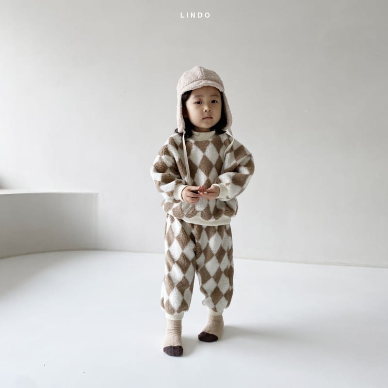 LINDO - Korean Children Fashion - #Kfashion4kids - Dia Dumble Top Bottom Set