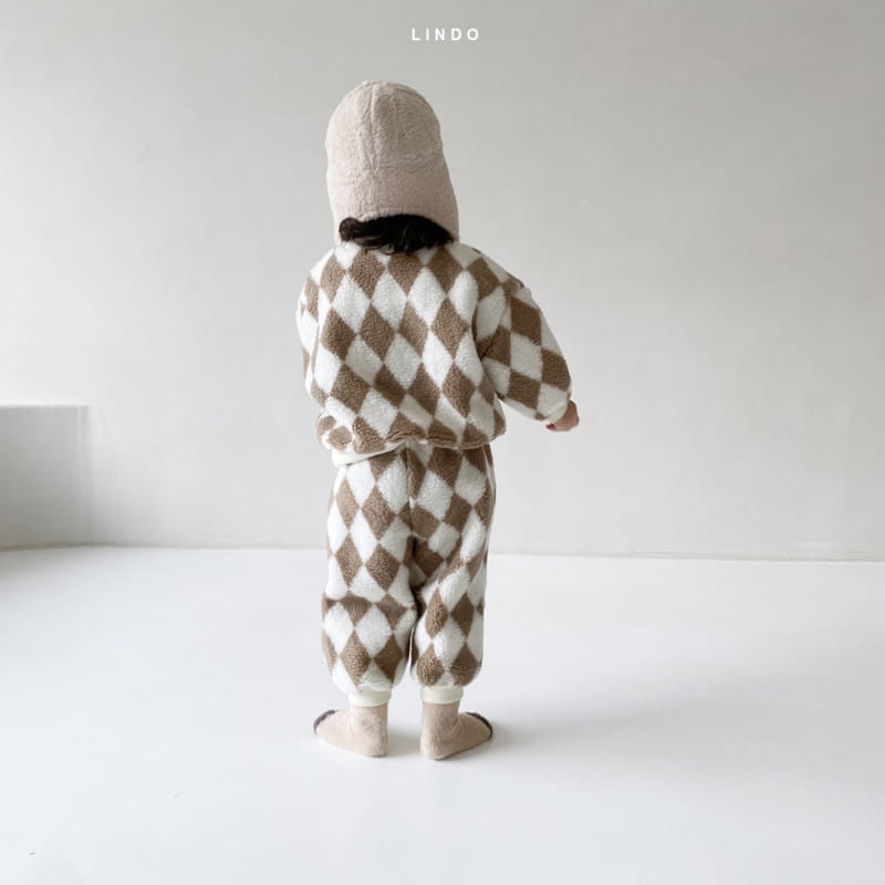 LINDO - Korean Children Fashion - #Kfashion4kids - Dia Dumble Top Bottom Set - 2