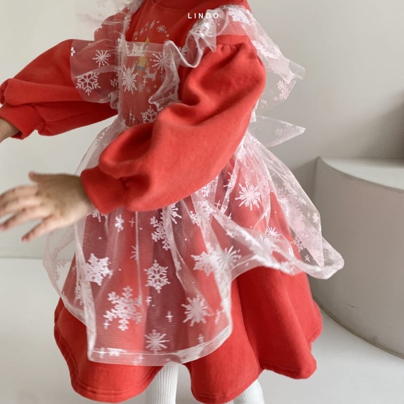 LINDO - Korean Children Fashion - #Kfashion4kids - Snow Flower Apron  - 2