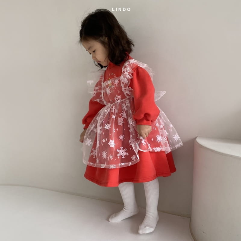 LINDO - Korean Children Fashion - #Kfashion4kids - Snow Flower Apron  - 3