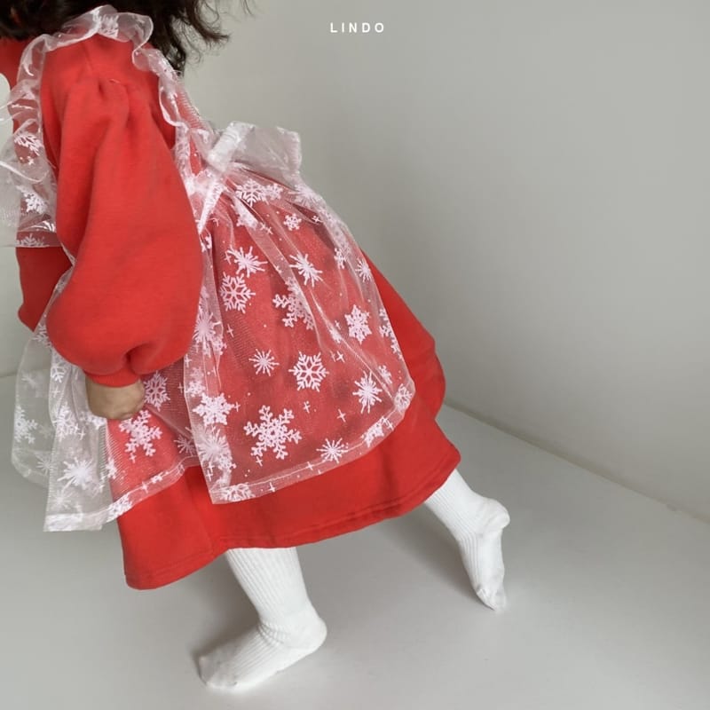 LINDO - Korean Children Fashion - #Kfashion4kids - Snow Flower Apron  - 4