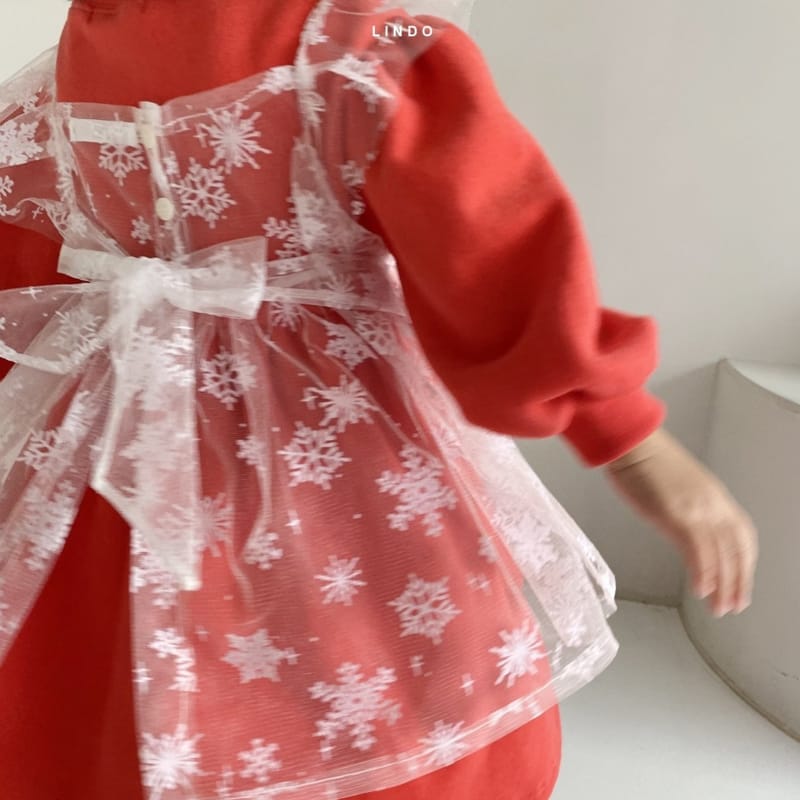 LINDO - Korean Children Fashion - #Kfashion4kids - Snow Flower Apron  - 5