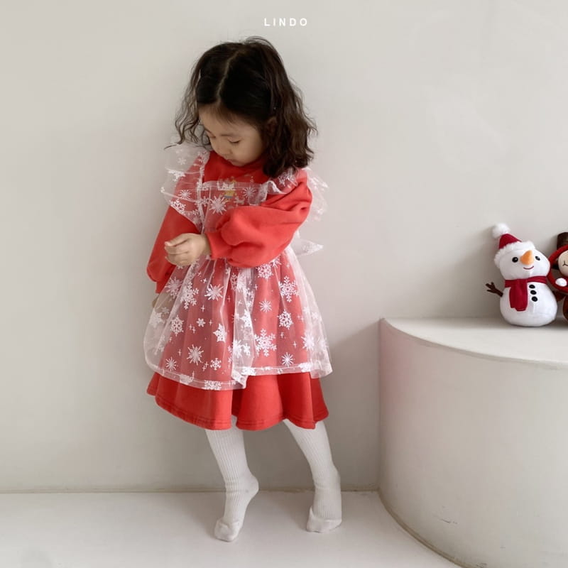 LINDO - Korean Children Fashion - #Kfashion4kids - Snow Flower Apron  - 6