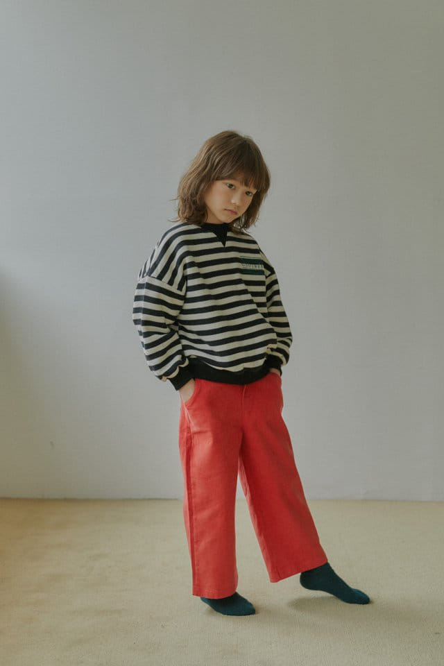 LITTLE B - Korean Children Fashion - #Kfashion4kids - Stripes Sweatshirt