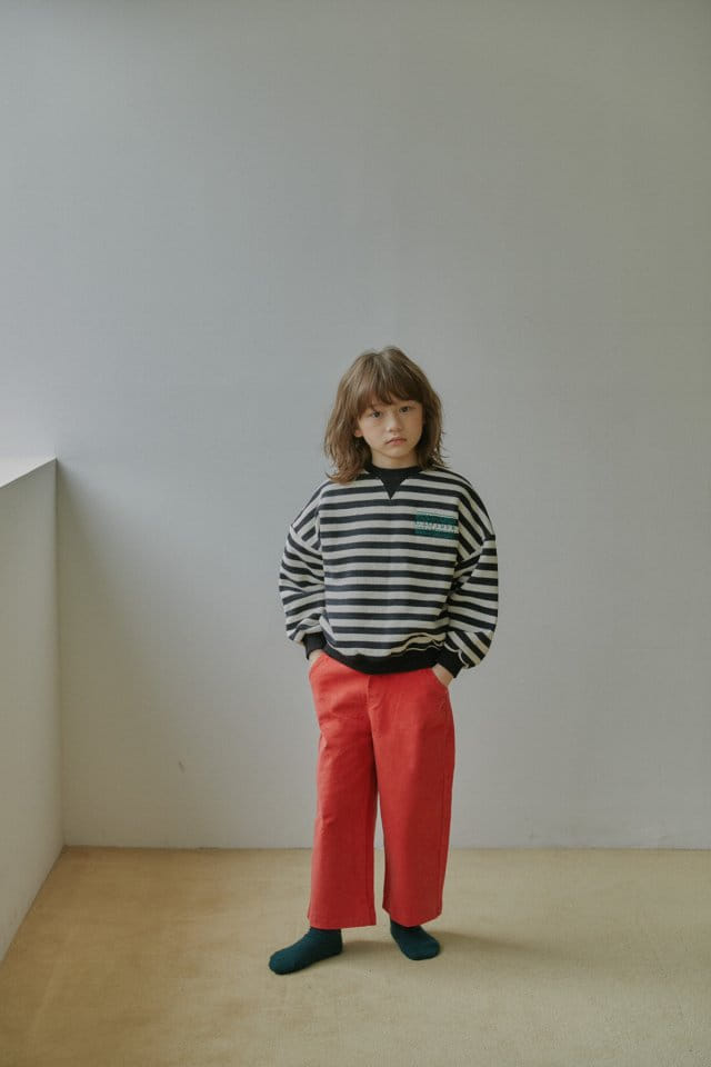 LITTLE B - Korean Children Fashion - #Kfashion4kids - Stripes Sweatshirt - 4