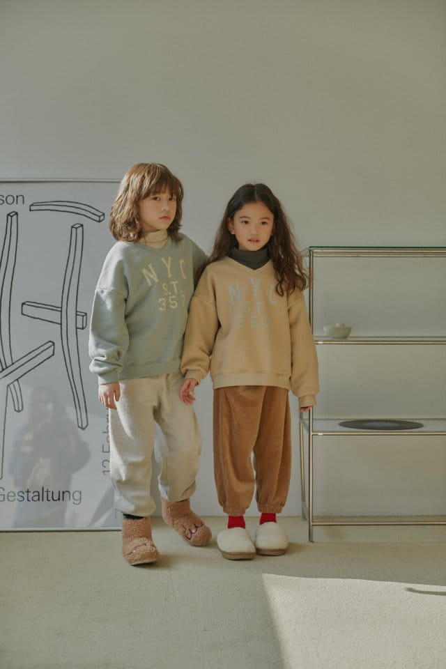 LITTLE B - Korean Children Fashion - #Kfashion4kids - Veloure Pants