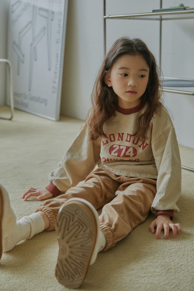LITTLE B - Korean Children Fashion - #Kfashion4kids - London Color Tee