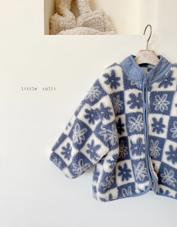 LITTLE COLLI - Korean Children Fashion - #Kfashion4kids - Square Dumble Jacket