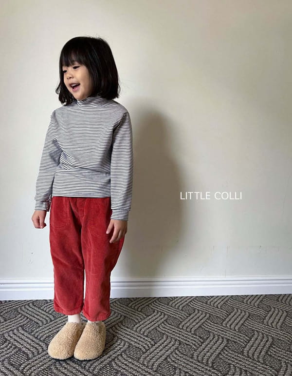 LITTLE COLLI - Korean Children Fashion - #Kfashion4kids - Stripes Turtleneck Tee - 5