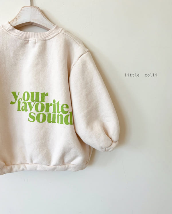 LITTLE COLLI - Korean Children Fashion - #Kfashion4kids - Sound Sweatshirt - 2