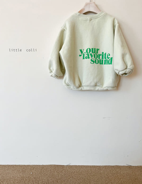 LITTLE COLLI - Korean Children Fashion - #Kfashion4kids - Sound Sweatshirt - 4