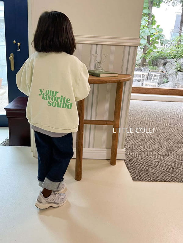 LITTLE COLLI - Korean Children Fashion - #Kfashion4kids - Span Roll-up Jeans - 10