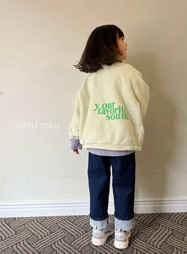 LITTLE COLLI - Korean Children Fashion - #Kfashion4kids - Span Roll-up Jeans - 6