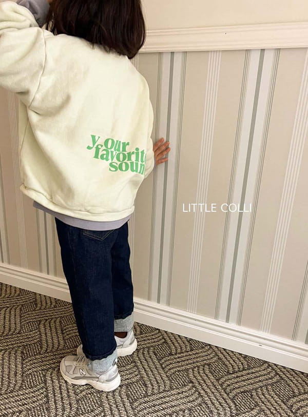 LITTLE COLLI - Korean Children Fashion - #Kfashion4kids - Span Roll-up Jeans - 8