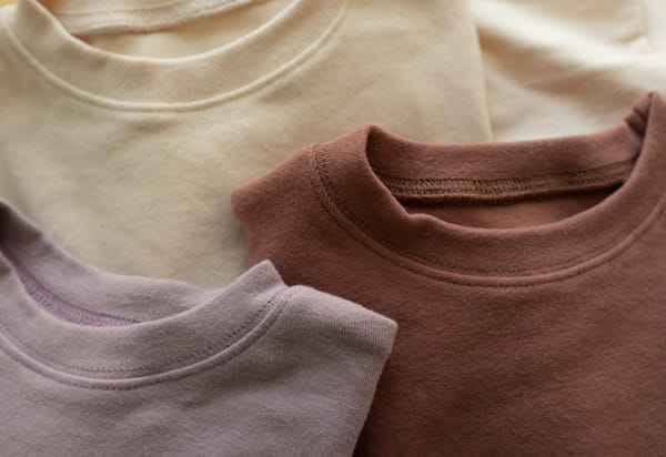 LITTLE COLLI - Korean Children Fashion - #Kfashion4kids - Creamy Basic Tee - 2