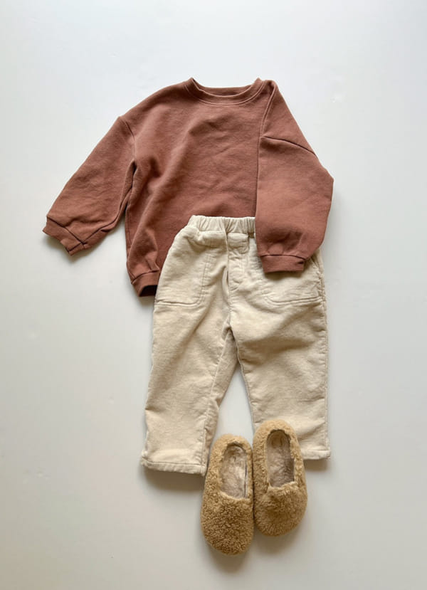 LITTLE COLLI - Korean Children Fashion - #Kfashion4kids - Creamy Basic Tee - 4