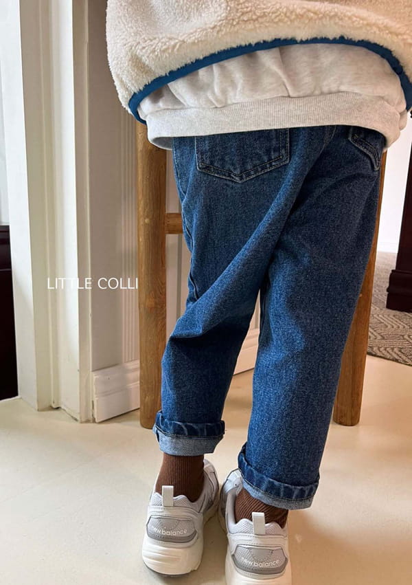 LITTLE COLLI - Korean Children Fashion - #Kfashion4kids - Winter Fleece Jeans - 8