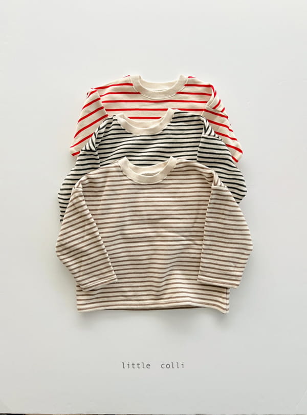 LITTLE COLLI - Korean Children Fashion - #Kfashion4kids - Stripes Sweatshirt - 2