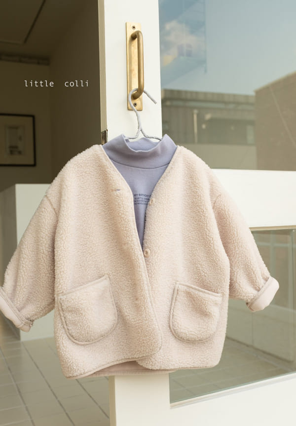 LITTLE COLLI - Korean Children Fashion - #Kfashion4kids - Poodle Jacket - 3