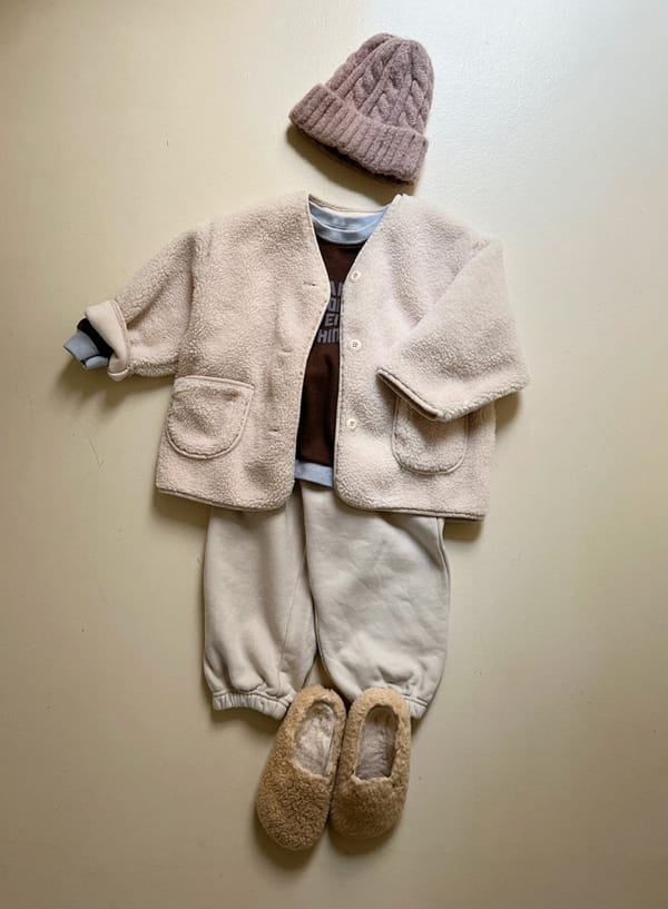 LITTLE COLLI - Korean Children Fashion - #Kfashion4kids - Poodle Jacket - 7