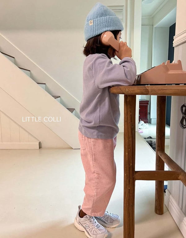 LITTLE COLLI - Korean Children Fashion - #Kfashion4kids - Color Rib Pants - 12