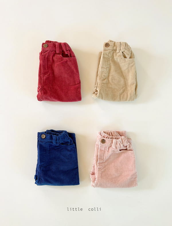 LITTLE COLLI - Korean Children Fashion - #Kfashion4kids - Color Rib Pants - 2