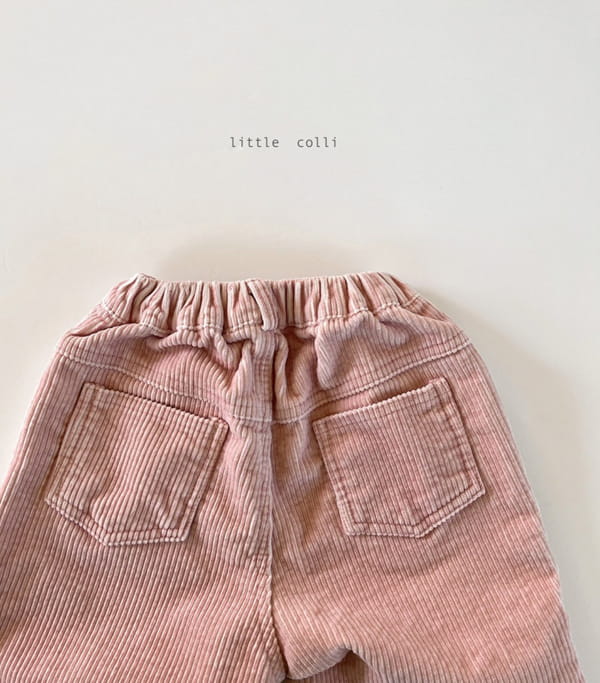 LITTLE COLLI - Korean Children Fashion - #Kfashion4kids - Color Rib Pants - 4