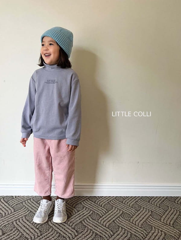 LITTLE COLLI - Korean Children Fashion - #Kfashion4kids - Color Rib Pants - 9