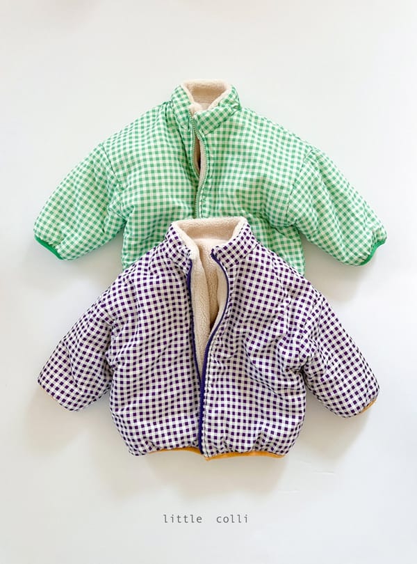 LITTLE COLLI - Korean Children Fashion - #Kfashion4kids - Reversible Fleece Jumper