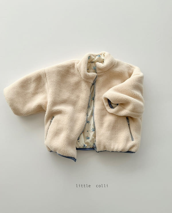LITTLE COLLI - Korean Children Fashion - #Kfashion4kids - Reversible Fleece Jumper - 3