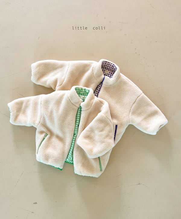 LITTLE COLLI - Korean Children Fashion - #Kfashion4kids - Reversible Fleece Jumper - 5