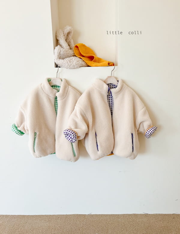 LITTLE COLLI - Korean Children Fashion - #Kfashion4kids - Reversible Fleece Jumper - 6
