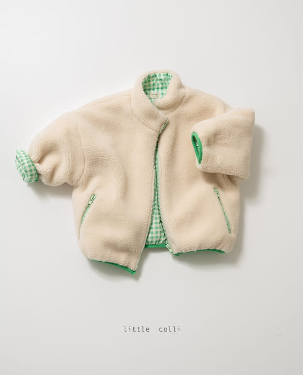 LITTLE COLLI - Korean Children Fashion - #Kfashion4kids - Reversible Fleece Jumper - 7